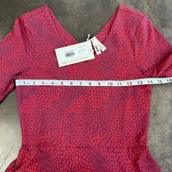 NWT Pact Organic Cotton Bland 3/4 Sleeve Modest Midi Length Party Dress - Picture 4 of 10